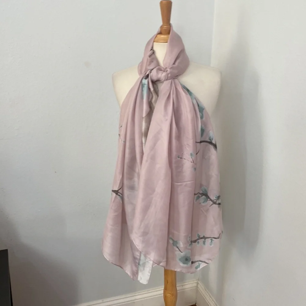Scarf Fashion Silk Long‎ Lightweight Scarf  NWT